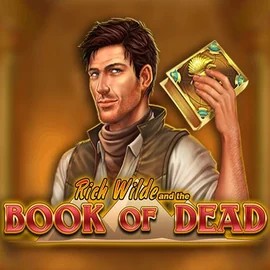 Book of Dead slot icon by Play'n GO, available at Captain Cooks Casino