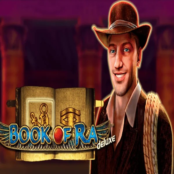 Enjoy Book of Ra Deluxe by Novomatic – logo hosted on captaincookscasino-fi.com